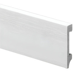 Zócalo Epsilon Plain Blanco texturado 70mm 2.44m - 7576E