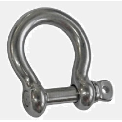 Grillete corazón 3/16" soporta galvanizado 308 kg