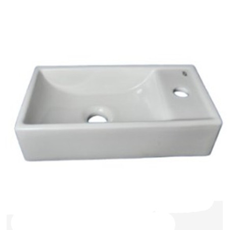 Bacha D´Accord Bilbao Loza blanca 40,5x22,5x11cm