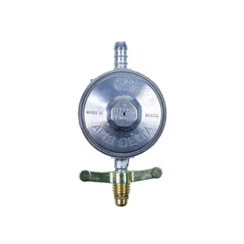 Regulador de gas con manguera apis para garrafa 10 kg