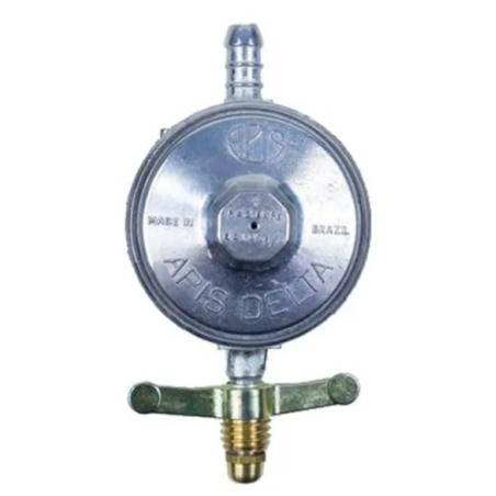 Regulador de gas con manguera apis para garrafa 10 kg