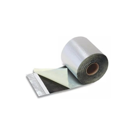 Membrana asfáltica autoadhesiva con aluminio 30cm x metro