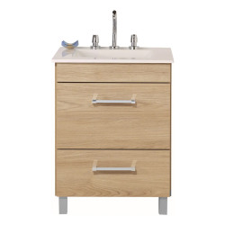 Vanitory Dubai JC 60 cm - 2 cajones - Sin mesada