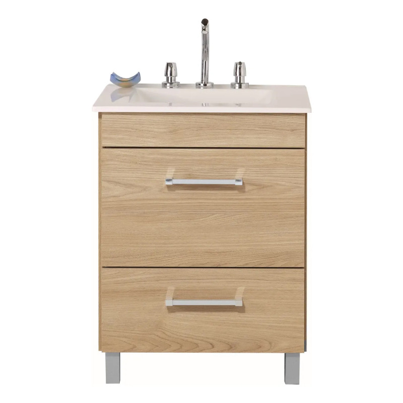 Vanitory Dubai JC 60 cm - 2 cajones - Sin mesada