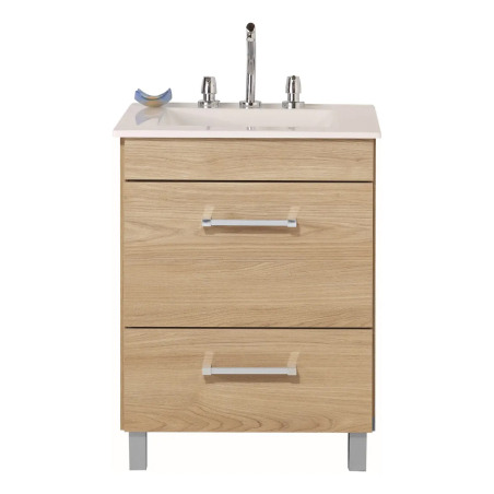 Vanitory Dubai JC 60 cm - 2 cajones - Sin mesada
