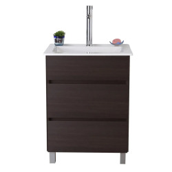 Vanitory nórdica JC 60 cm - 2 cajones - Dakar - Sin mesada