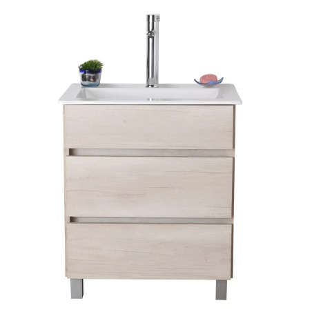 Vanitory Nórdica JC 80 cm - 2 cajones - Helsinsky - Sin mesada