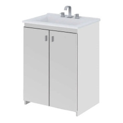Vanitory Eco Schneider 50 cm - Blanco - Sin mesada