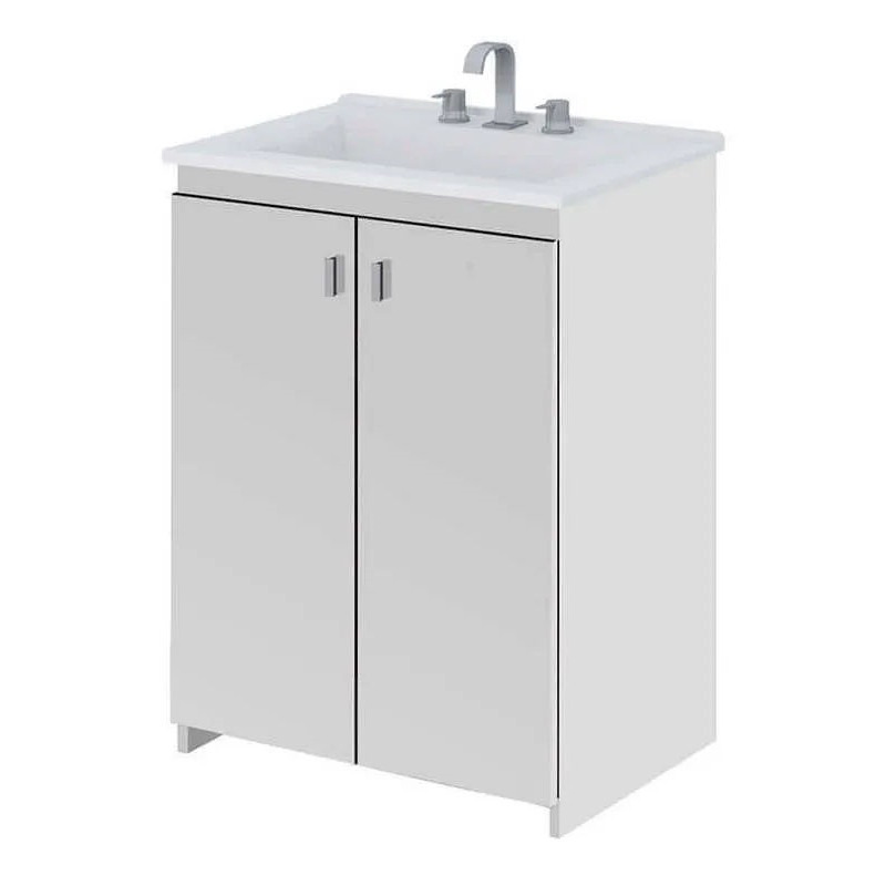 Vanitory Eco Schneider 50 cm - Blanco - Sin mesada