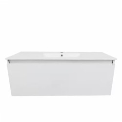 Vanitory City Schneider 120 cm - Colgar - PVC Blanco - Sin mesada