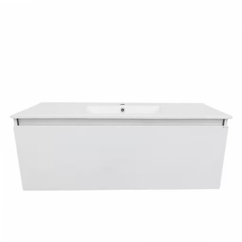 Vanitory City Schneider 120 cm - Colgar - PVC Blanco - Sin mesada