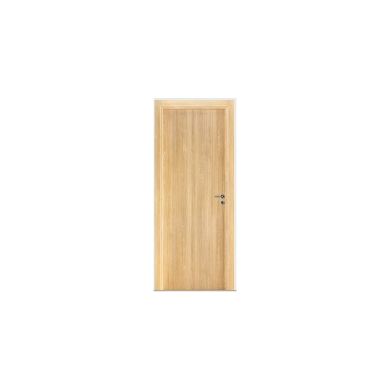 Puerta placa Oblak simple contacto Tekstura - Lisa roble - Marco madera (Izquierda) 90x15cm
