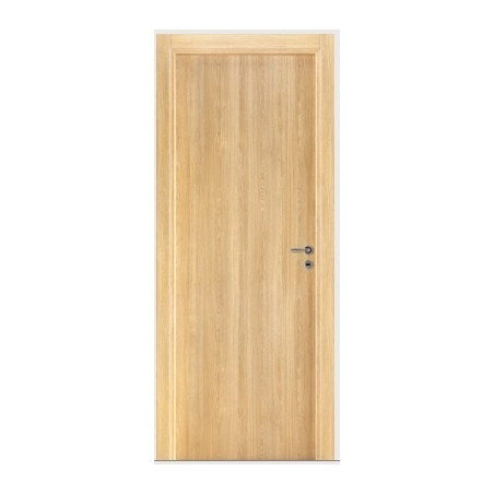 Puerta placa Oblak simple contacto Tekstura - Lisa roble - Marco madera (Izquierda) 90x15cm