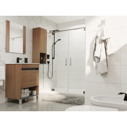 Vanitory Nivor Schneider 60cm - Moka - Sin mesada