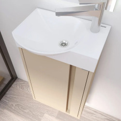 Vanitory Alma Schneider 40cm - Colgar - Sira - Con mesada de losa de 1 orificio