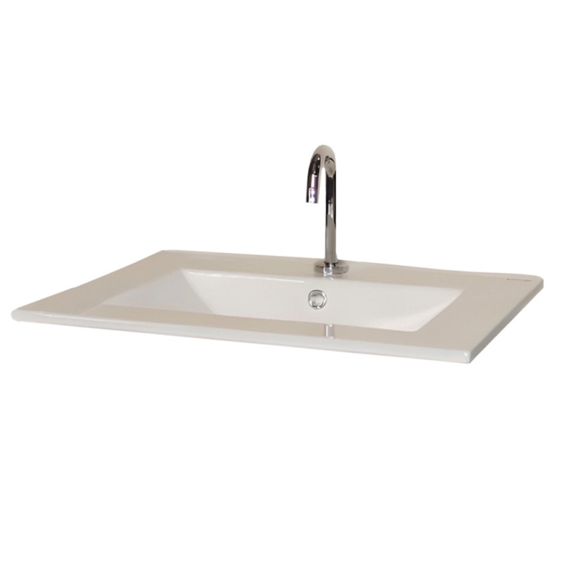 Mesada Campi Loza recta 60cm - 1 orificio