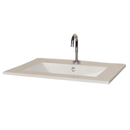 Mesada Campi 50cm - Loza - Recta - 1 orificio