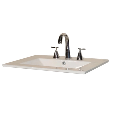 Mesada Campi Loza recta 60cm - 3 orificios