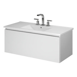 Vanitory City Schneider 100cm - Colgar - PVC Blanco - Sin mesada