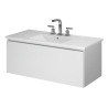 Vanitory City Schneider 100cm - Colgar - PVC Blanco - Sin mesada