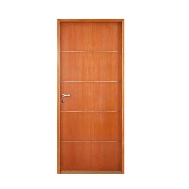 Puerta Placa 2006 Americana - MDF de 5.5mm - Cedrillo con marco de chapa 18 (Derecha) 80x15