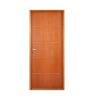 Puerta Placa 2006 Americana - MDF de 5.5mm - Cedrillo con marco de chapa 18 (Derecha) 80x15