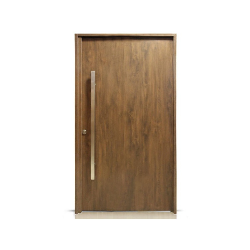 Pivotante Deluxe Nexo - Wood nogal con aluminio - Derecha - 115x205