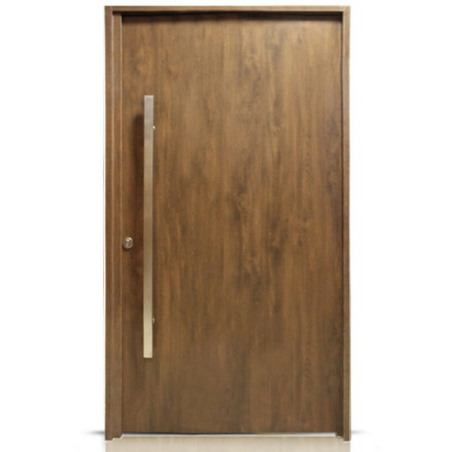 Pivotante Deluxe Nexo - Wood nogal con aluminio - Derecha - 115x205