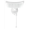 Ducha Electrica Loren Shower Lorenzetti 6800w blanco