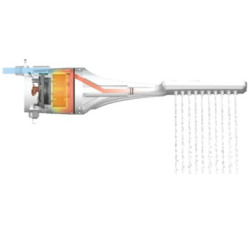 Ducha Electrica Loren Shower Lorenzetti 6800w blanco