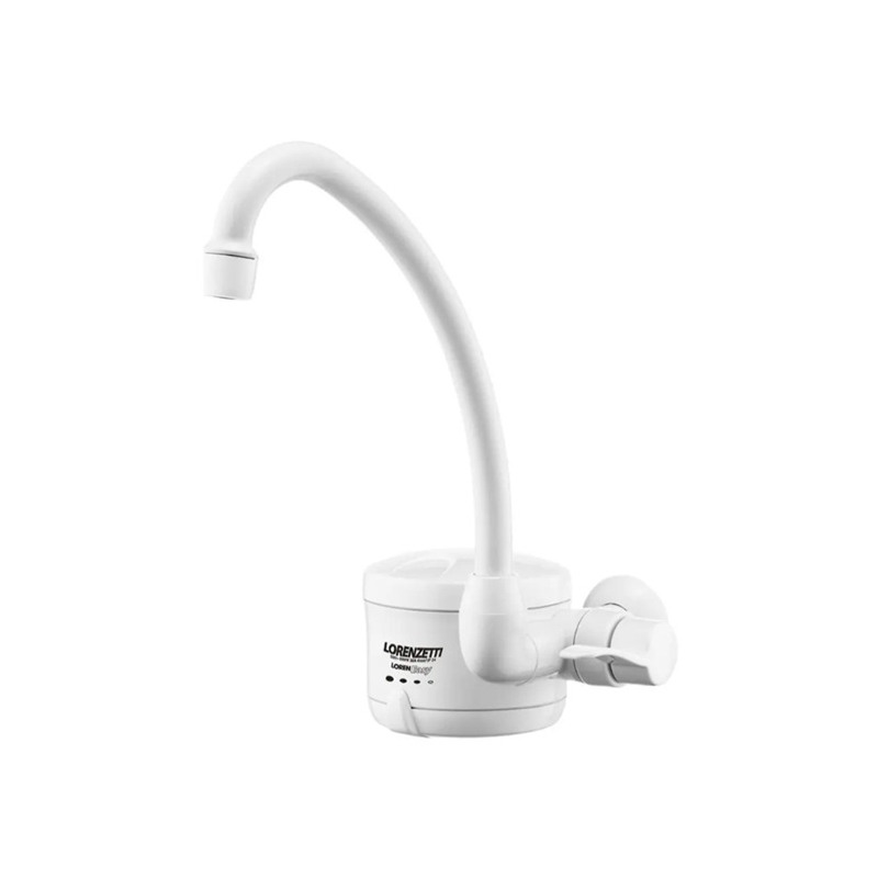 Canilla Electrica Lorenzetti Loreneasy 5500w 4 Temperaturas Blanco Pulido