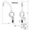 Canilla Electrica Lorenzetti Loreneasy 5500w 4 Temperaturas Blanco Pulido