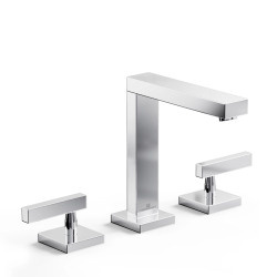Grifería Block Lever Lavatorio apoyo Cromo - Hidromet