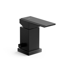 Grifería bidet monocomando con transferencia Intrepid negro - Hidromet