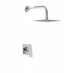 Grifería ducha sin transferencia monocomando raptor cromo - Hidromet