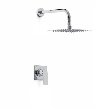 Grifería ducha sin transferencia monocomando raptor cromo - Hidromet