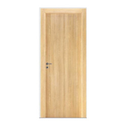 Puerta Placa Oblak Simple Contacto Tekstura - Lisa Roble - Marco Madera (Derecha) 80x20 cm
