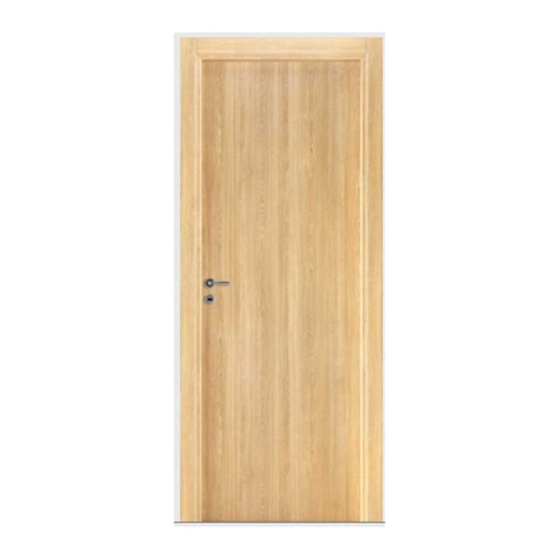 Puerta Placa Oblak Simple Contacto Tekstura - Lisa Roble - Marco Madera (Derecha) 80x20 cm