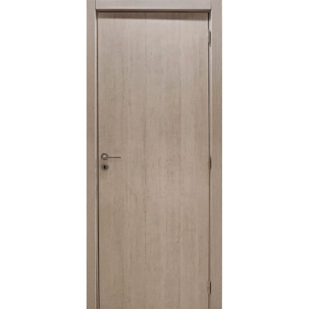 Puerta placa Elite Fresno - Simple contacto - Marco madera (Izquierda) 70x14x204