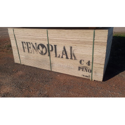 Fenólico 1,22x2,44m x 18mm - Pino - Industrial C4