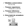 Vigueta pretensado T50 6,20 ml S6