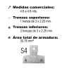Vigueta pretensado T50 4,80 ml S4
