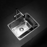 Pileta Simple LN-50A Lavadero 50x40x25 Johnson