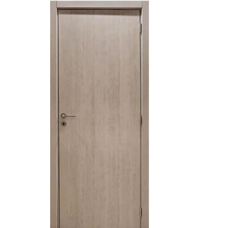 Puerta Placa - Elite Fresno - Simple contacto - Marco Madera (derecha) 70X14X204