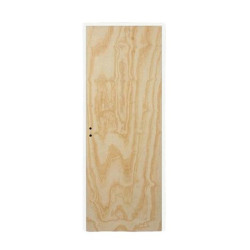 Puerta Placa Marco Aluminio Blanco (Derecha) 70x10 - Pino - PIAMEL