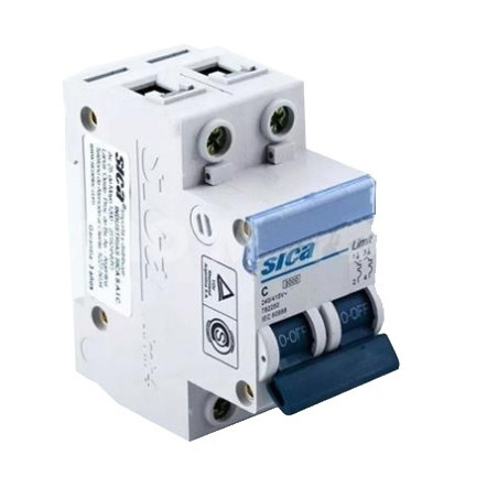 Interruptor termo magnético bipolar 2x16 Amp - SICA