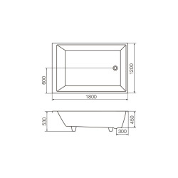 Ferrum Hidromasajes Niza 18 XL base 10J HX0IA-BC