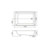 Ferrum Hidromasajes Niza 18 XL base 10J HX0IA-BC