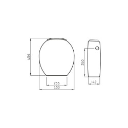 Ferrum Atuel Depósito colgar 6l DME6F - Discontinuado