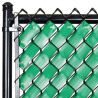 Cinta cubre cerco perimetral verde 5cm ancho x 400mts lineal